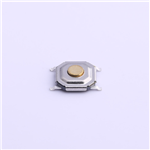 Kinghelm Pitch 4*4*1.5mm Brass Button Waterproof Tactile Switch 50mA 12V -  KH-404015-AJ